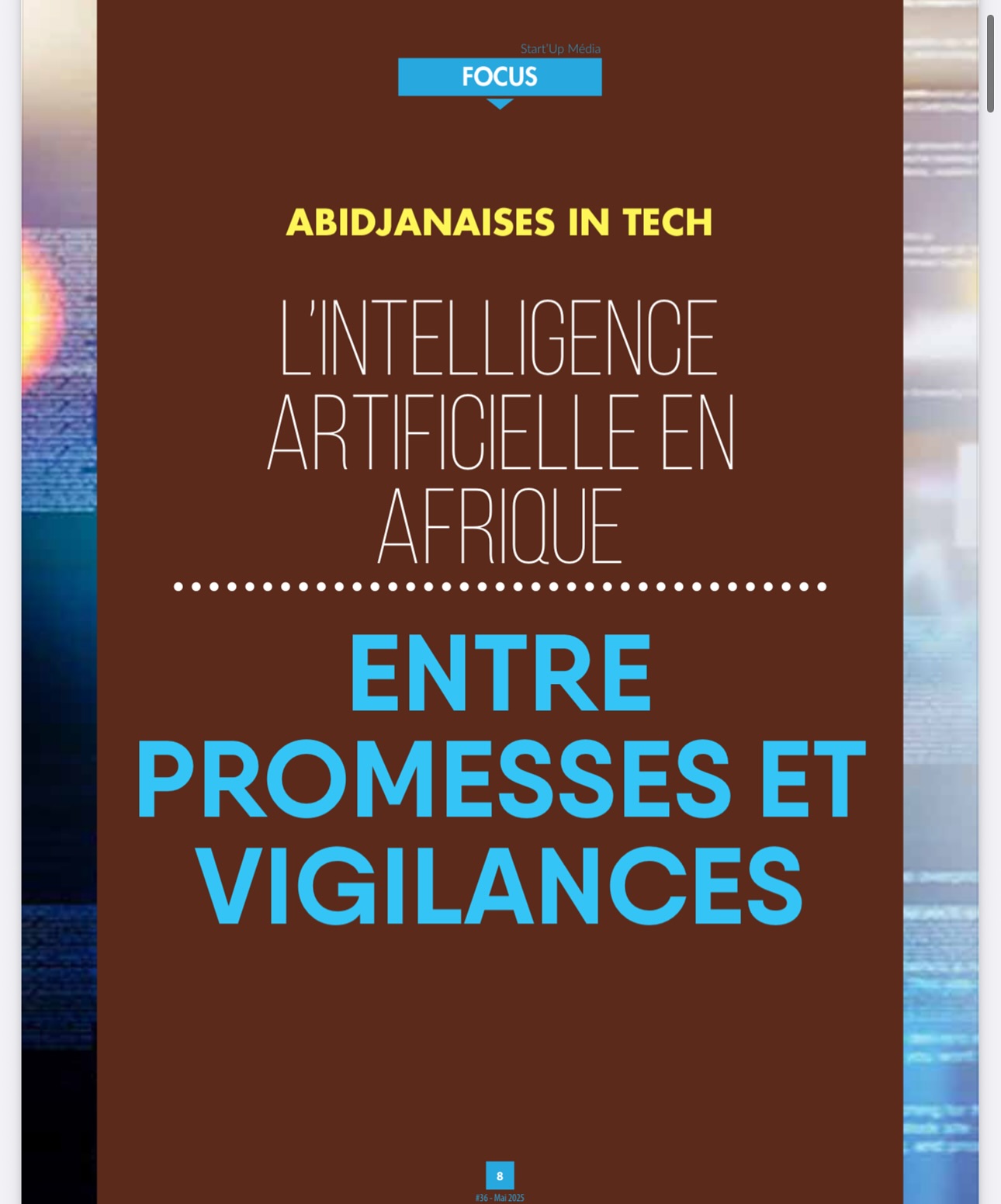 « Entre promesses et vigilances » — ouverture du dossier